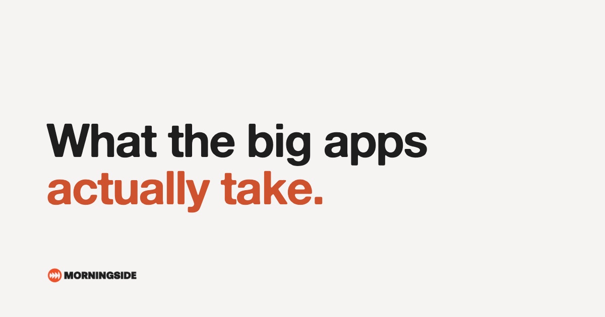 Cover image for “What the Big Booking Apps Actually Take”